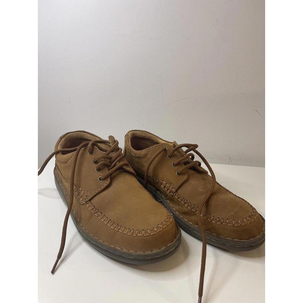 Comfort Plus Handmade  Size 8 Tan Moccasins/shoes. Leather. Walking